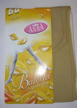 Колготи дитячі однотонні BALETKI 60 den ANNA р.128 (беж)