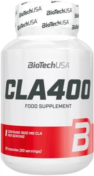 CLA кислота для зниження ваги Biotech CLA 400 80 капсул (5999076225989)
