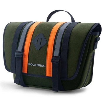 Велосумка на руль велосипеда светоотражающая ROCKBROS W242G Зеленая (RB-W242G-6557)