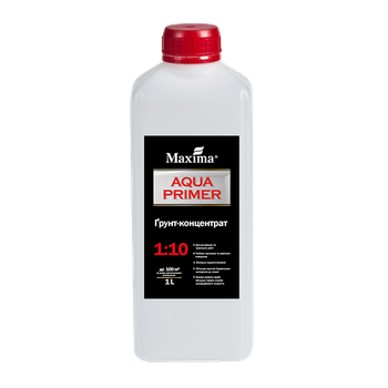 Ґрунт-концентрат 1:10 «Aqua Primer» TM Maxima безкольоровий 1 л