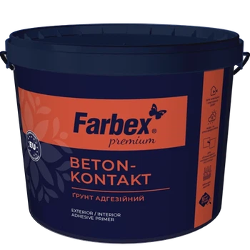 Грунт адгезионный «Бетон-контакт» Farbex белый 1.4 кг