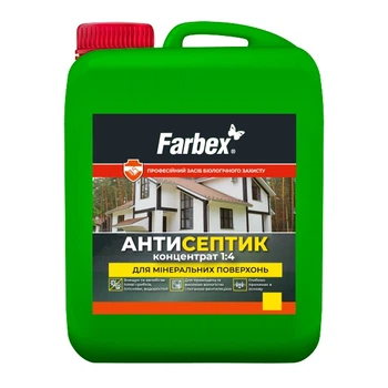 Антисептик для минеральных поверхностей, концентрат 1:4 Farbex бесцветный 1 л
