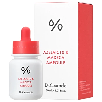 Сыворотка с азелаиновой кислотой 10% и мадекасосидом Dr.Ceuracle Azelaic 10 & Madeca Ampoule, 30 мл
