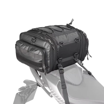 Мотоциклетка сумка Rhinowalk MT4026BK 19-26л розширюваний кофр на багажник MOLLE Чорна (RWK-MT4026-7412)
