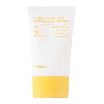Осветляющий солнцезащитный крем celimax PORE+DARK SPOT BRIGHTENING CARE SUNSCREEN SPF50+ PA++++, 50 мл