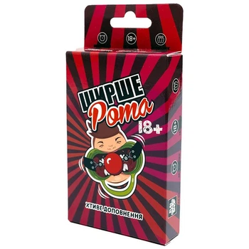 Настольная игра Fun Games Shop Шире Рот: Сладострастное дополнение 18+ FGS60