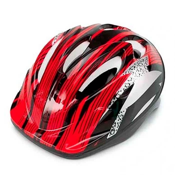 Защитный детский шлем для катания 24.5*20 см Z41492_Silver-Red