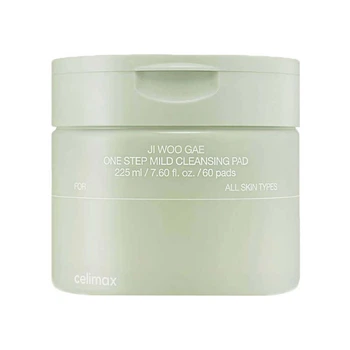 Очищающие пэды для снятия макияжа Celimax Ji Woo Gae One Step Mild Cleansing Pad, 60 шт