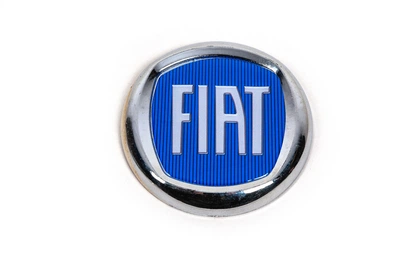 Эмблема Fiat (синяя, самоклеящаяся, 75 мм)