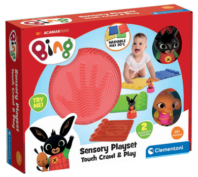 Mata sensoryczna Clementoni z figurkami w zestawie, 6 elementów (8005125174904)