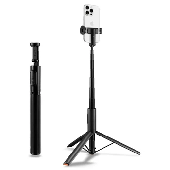 Монопод-штатив Spigen с пультом, S541W Selfie Stick Tripod Black (AMP09336)
