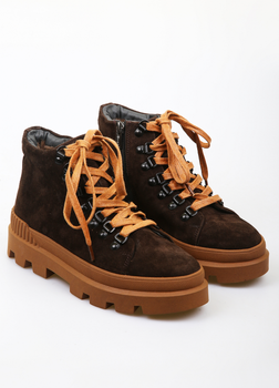 Ботинки BRONI 37 Темно-коричневый (BRN-3915-Dark-brown)
