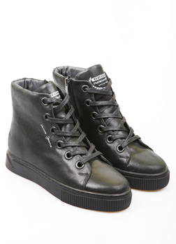 Черевики BRONI 38 Чорний (BRN-1453-Black)