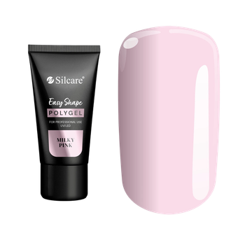 Полігель Silcare Easy Shape для нарощування нігтів Milky Pink 30 г (5902560558678)