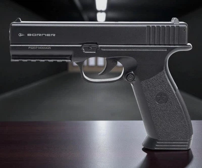 Пневматический пистолет Borner Glock 17 Black