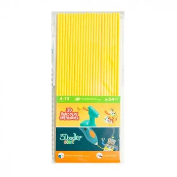 Cтержни для 3D-ручки 3Doodler Start желтые, 24 шт (3DS-ECO04-YELLOW-24)