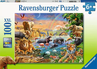 Пазл Ravensburger Сафарі в джунглях 100 елементів 12910 (4005556129102)