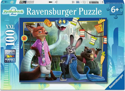 Пазл Ravensburger Зоотрополіс 2 100 елементів 12004138 (4005555041382)