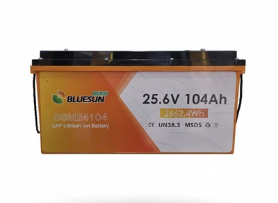 Аккумулятор BlueSun BSM24104 24-100, BMS LiFePO4 - LiFePO4 на 24 В 100 ампер-часов