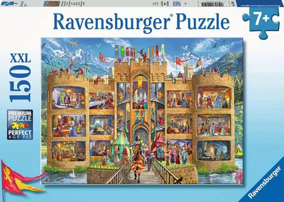 Puzzle Ravensburger Widok na zamek rycerski 150 elementów 12919 (4005556129195)