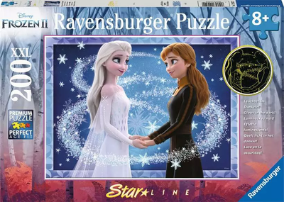 Puzzle Ravensburger Glow in the Dark Kraina Lodu 2 200 elementów 12952 (4005556129522)