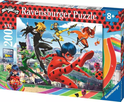 Puzzle Ravensburger Biedronka i Czarny Kot 200 elementów 12998 (4005556129980)