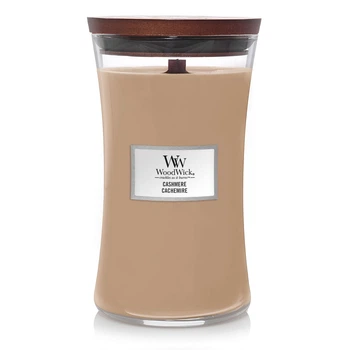 Ароматична свічка Woodwick Large Cashmere ароматом айви, ірису та кедру 609 г