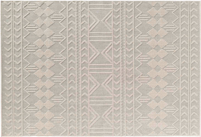 Килимок для підлоги Douceur d'interieur прямокутний з тисненим візерунком 160 x 230 см Бежевий (3574387415087)