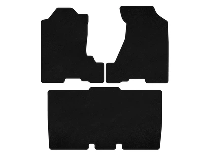 Ворсовые коврики в салон для Honda Element 2003-2011 (9 мм, черные)