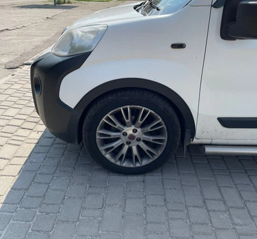 Розширювачі колісних арок для Citroen Nemo 2007-2017, 1 бічні двері, пластик, чорні, 4 шт.