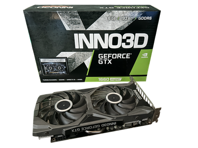 Видеокарта GTX 1660 Super 6GB Inno3D Twin X2 GDDR6 (N166S2-06D6-1712VA15L) Б/У