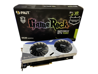 Видеокарта GTX 1080 8GB Palit GameRock GDDR5X (S/N T3180038315) Б/У