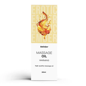 Масажна олія з ефектом легкого зігрівання Satisfyer Massage Oil 250 мл