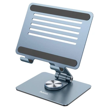 Підставка для ноутбука та планшета Hoco PH52 Might metal rotating tablet desktop holder Сірий