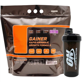 Гейнер BioLine Nutrition Лісові ягоди 3 кг + Шейкер