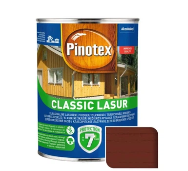 Пропитка для дерева Pinotex Classic Lasur красное дерево 1л