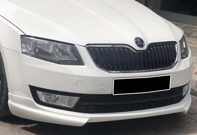 Губа под передний бампер для Skoda Octavia 3 A7 2013-2017, под покраску