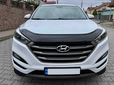 Дефлектор капота для Hyundai Tucson TL 2016-2021, Мухобойка капота Hyundai Tucson TL