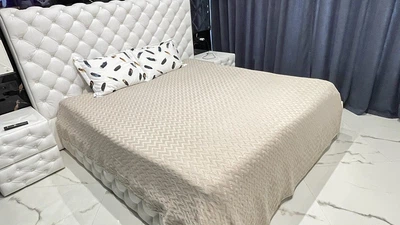 Покрывало пике Mylinn Home a. bej бамбуковое пике 220х260см