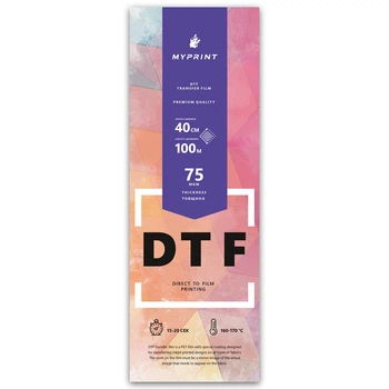 Плівка для DTF друку My Print Hot/Cold Peel, рулон 0,4*100 м (9025)