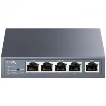 Гигабитный маршрутизатор Cudy R700 Multi-WAN VPN с 4×LAN-портами в металлическом корпусе