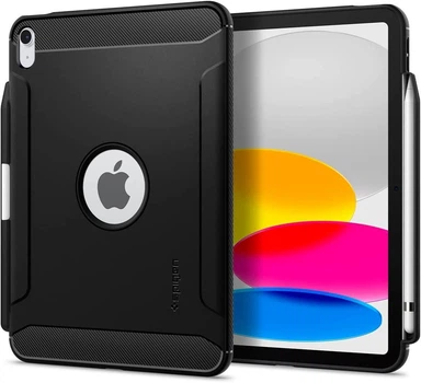 Чохол Spigen для iPad 10 (10.9") 2022 - Rugged Armor, Matte Black (ACS05552) 4773656