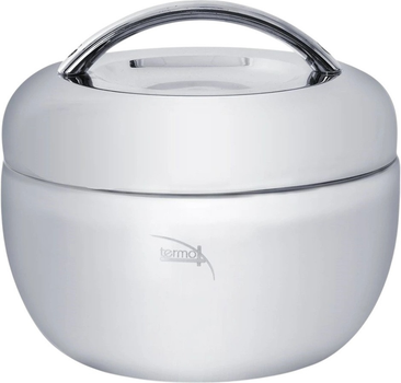 Термос для їжі Orion Apple сталевий Сріблястий 2 л (8592381116729)