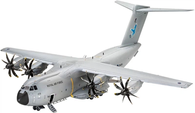 Сборная модель-копия Revell Самолет Airbus A400M Atlas RAF Уровень 5 Масштаб 1:72 (RVL-03822)
