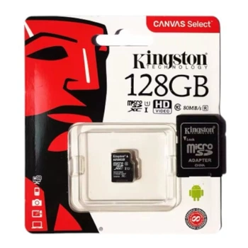Карта памяти microSD Kingston Class 10 UHS-I 128 ГБ