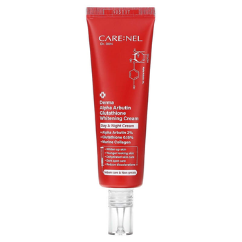 Осветляющий крем с арбутином и глутатионом CARENEL Derma Alpha Arbutine Glutathione Whitening Cream, 45 мл