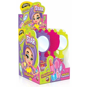 Цукерка JOHNY BEE ® My Star Lipstick 12 шт