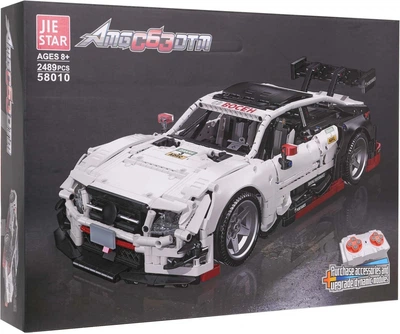 Klocki konstrukcyjne Autko sportowe białe 2489 elementów ZKL.FF58010 (5903864982107)