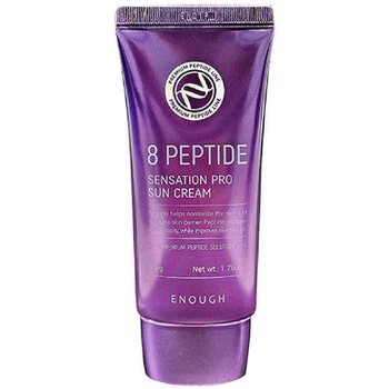 Сонцезахисний крем із пептидами - Enough 8 Peptide Sensation Pro Sun Cream, 50 мл