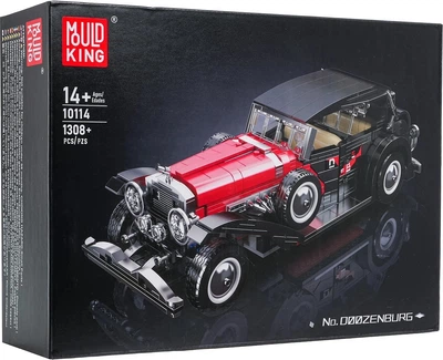 Klocki konstrukcyjne Pojazd retro czerwony 1308 elementów ZKL.10114 (5903864973259)